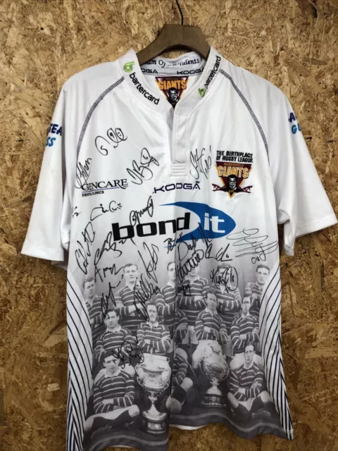 HUDDERSFIELD GIANTS SIGNED RUGBY SHIRT In Great Condition Size L