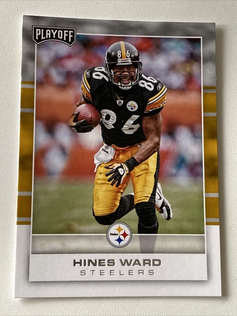 PANINI PLAYOFF NFL 2017 CARD #168 HINES WARD 86 Pittsburgh Steelers Football