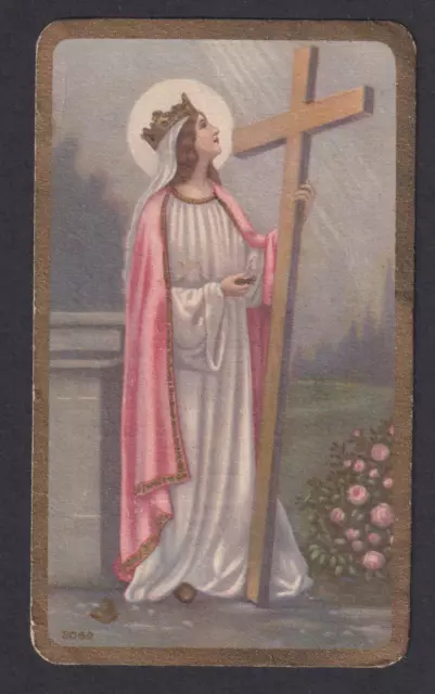 santino antico de Santa Elena image pieuse holy card estampa