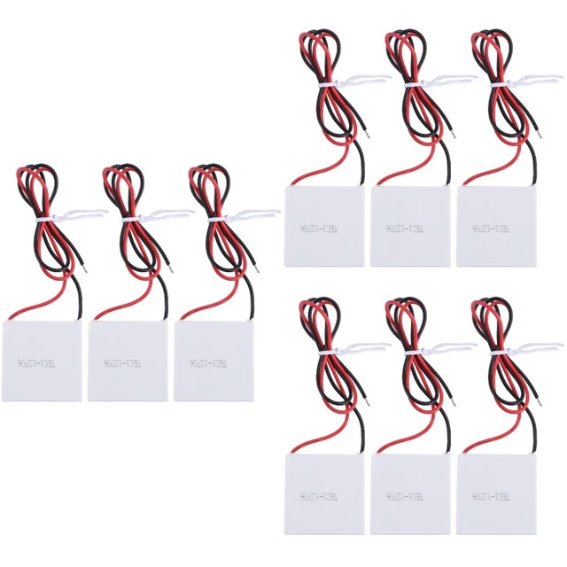 9 Pcs Cooling Plate Semiconductor Cooler Heat Sinks Air Conditioner