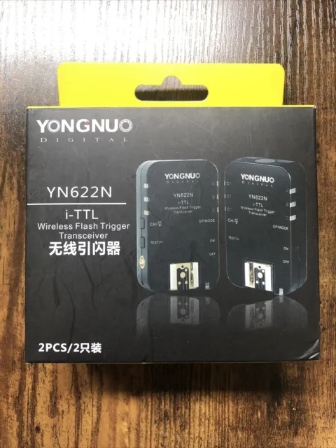 Yongnuo YN-622N i-TTL Wireless Flash Triggers Transceiver For Nikon DSLR Cameras