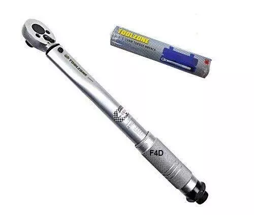 3/8" Drive Torque Wrench Low Range 5-25Nm Cv Steel Ratchet Garage Tool Ss218