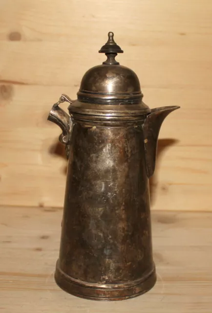 Antike versilberte EPNS-Teekanne, Kaffee- und Milchkännchen