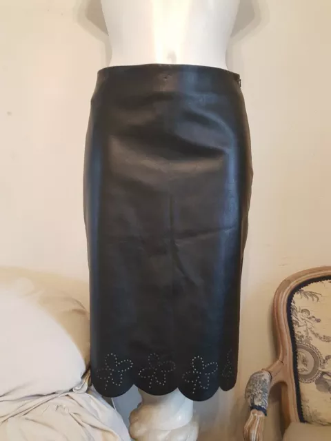 Jupe cuir caroll shop