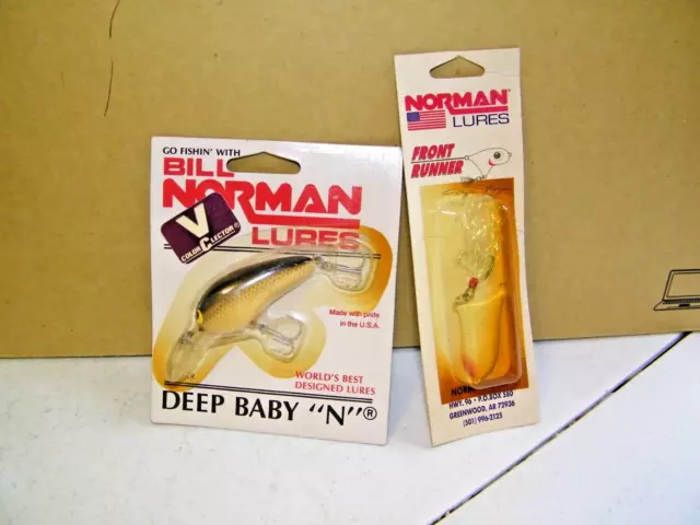 LOT OF 2) Vintage Bill Norman Deep Runner 5.5 Dr3 Mixed Colors