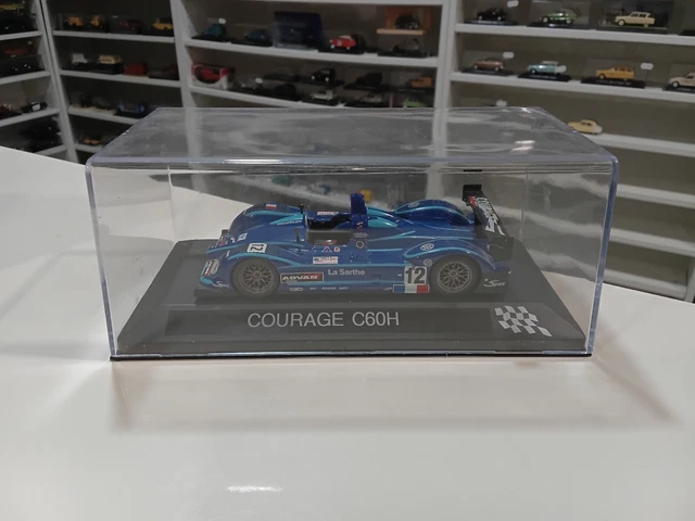 Miniature Spark Courage C60 Peugeot #17 - 24h Le Mans 2002 (1/43, Résine, Sans Boîte)