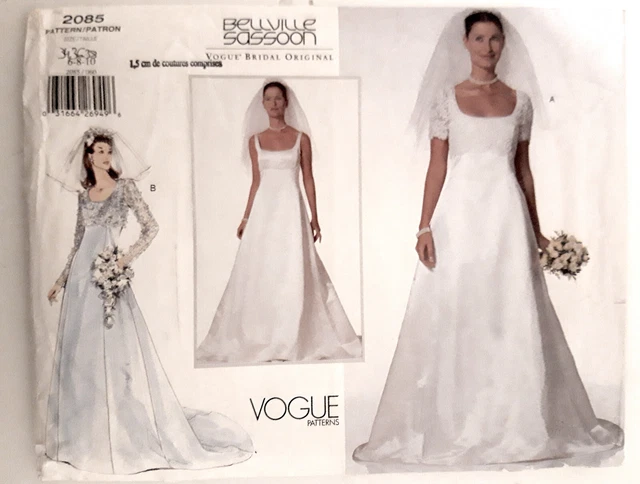 Vogue Patron Robe De MariÃ©e Vintage Patron Retro Butterick