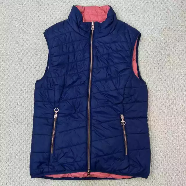 Equetech Clothing Collection Vest Jacket Womens XS Reversible Puffer Outdoors