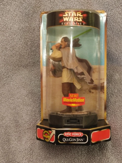 Star Wars Episode I "Qui-Gon Jinn" Movie Motion Animated Battle Moves