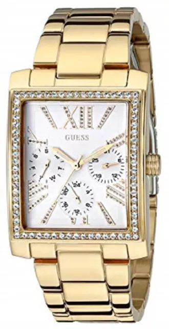 New authentic GUESS U0446L2 Women's Gold-Tone Stainless Bracelet Watch 36x30mm