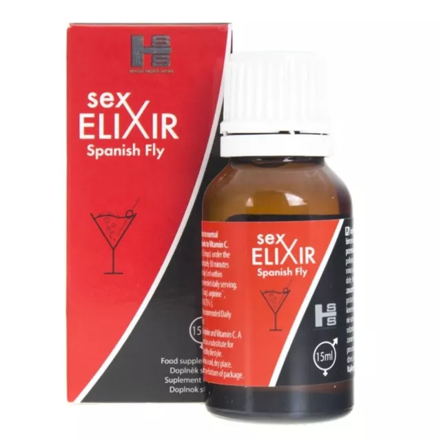 SHS Sex Elixir mouche espagnole aphrodisiaque, 15 ml