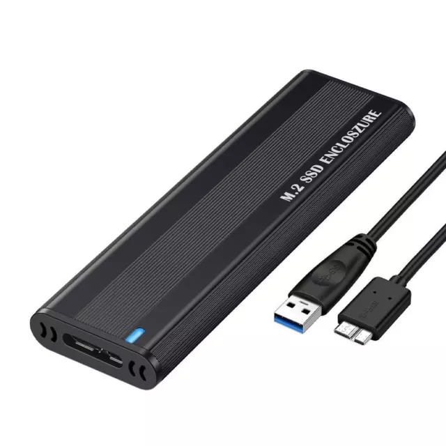 M.2 NVME SSD Adapter USB 3.1 Case Dual Protocol Hard Drive Enclosure Box Docks