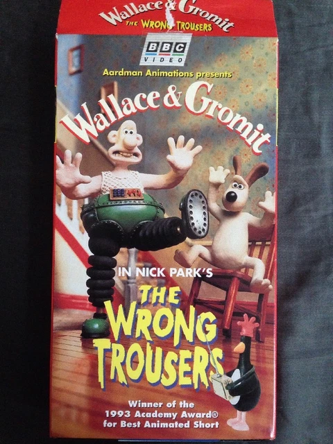 Lot D'insignes émaillés WALLACE ET GROMIT 'Le Mauvais Pantalon' - Collection Rare