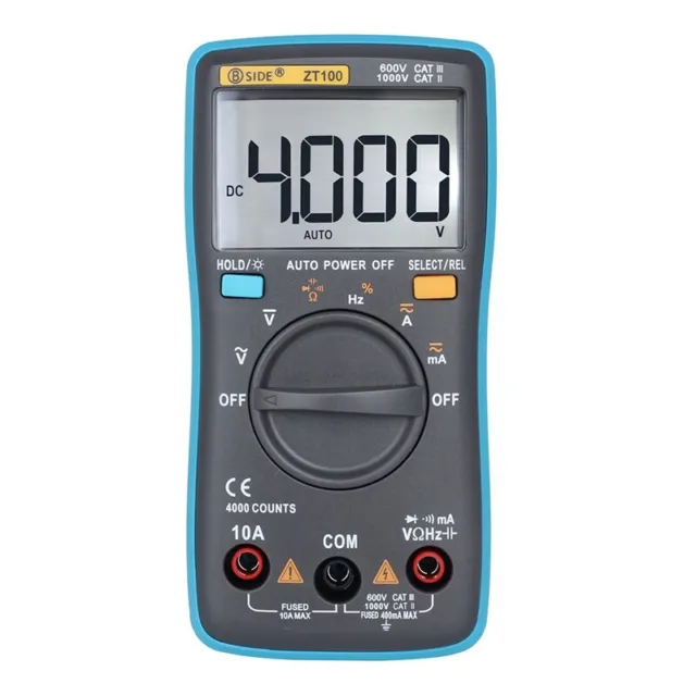 BSIDE ZT100 Digital Multimeter Ammeter Voltmeter Multimeter J6K8