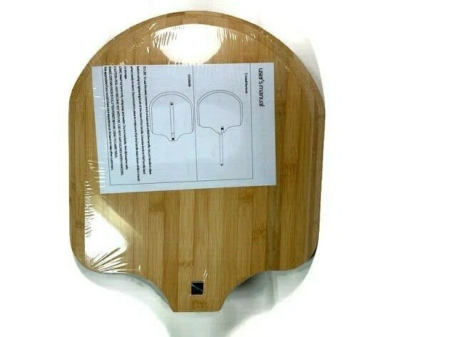 Fiery Chef 22.7" Overall Foldable Bamboo Pizza Peel Rubber Handle Pizza Paddle
