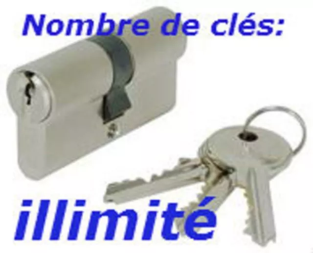 Cylindre Serrure 3 Cles A Vos Dimensions Avec Cles En Quantite Illimitee
