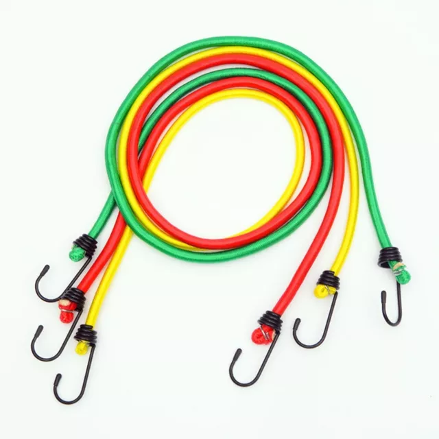 2 cables elásticos de larga duración cuerda de equipaje a estrenar nailon + látex + hierro