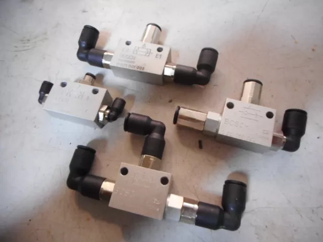 BOSCH 2 x SHUTTLE (OR) 0821000003 and 2 x TWIN-PRESSURE (AND) VALVES 0821001003