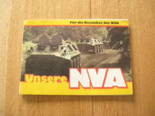 altes DDR Heft Für die Besucher der NVA Unsere NVA von 1986 SED VP FDJ GST