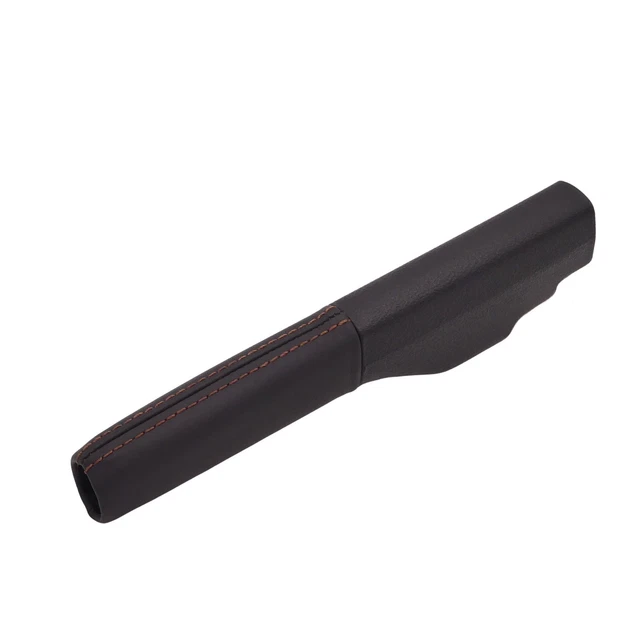 Rivestimento leva freno a mano maniglia pelle nero rosso VW Golf VI 6 Cabriolet Eos 1F