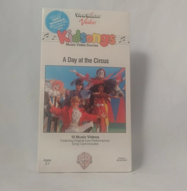 RARE VIEW-MASTER VIDEO Kidsongs A Day at the Circus VHS 1987-NEW ...