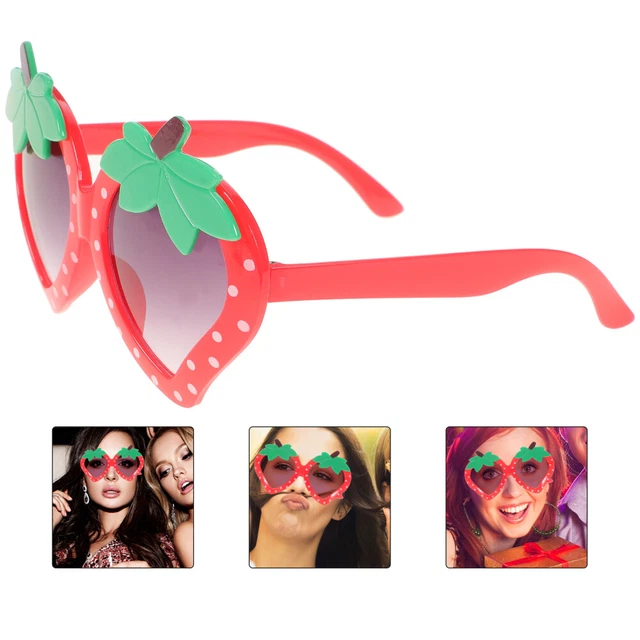 Occhiali da sole Luau per bambini piccoli a forma di frutta anti-UV giocattolo banchetto