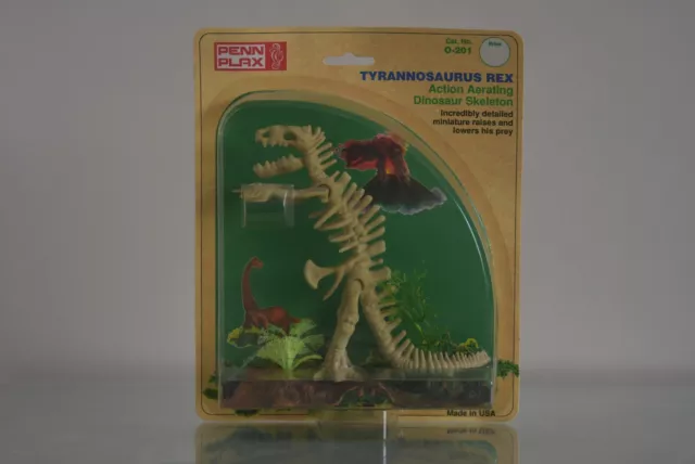 Aquarium Ivoire Tyrannosaure Rex Squelette Air Exploité Dinosaure Crâne & Base