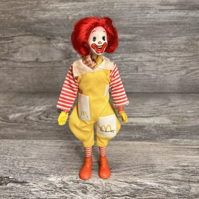 VTG 1976 Remco Ronald McDonald Doll With Original Clothes 8”