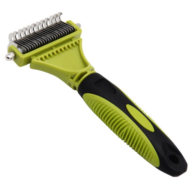 Dog Brush for Shedding Dematting Pet Grooming Cat Hair Undercoat Rake Comb Tool 13