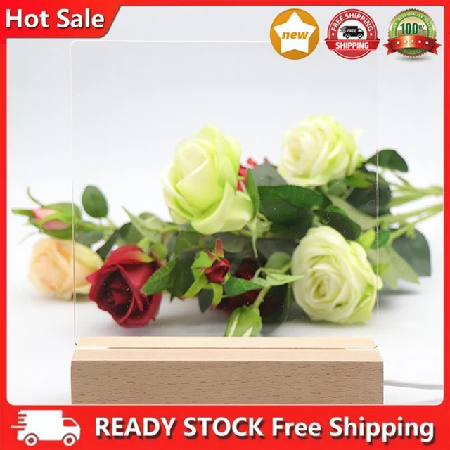 RECTANGLE LED DISPLAY Base Ornament Stand Night Light Lamp Base DIY Art