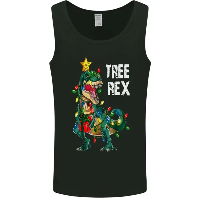 Gilet da uomo Tree Rex T-Rex divertente dinosauro di Natale