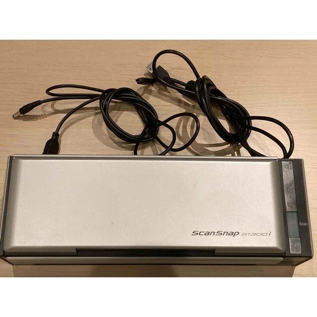 FUJITSU ScanSnap S1300i FI-S1300B A4 with AC adapter, power cord, USB cable Used