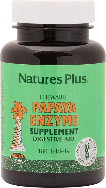 Naturesplus Papaya Enzyme - 6 Mg Papain - All Natural Digestive Aid Supplement,