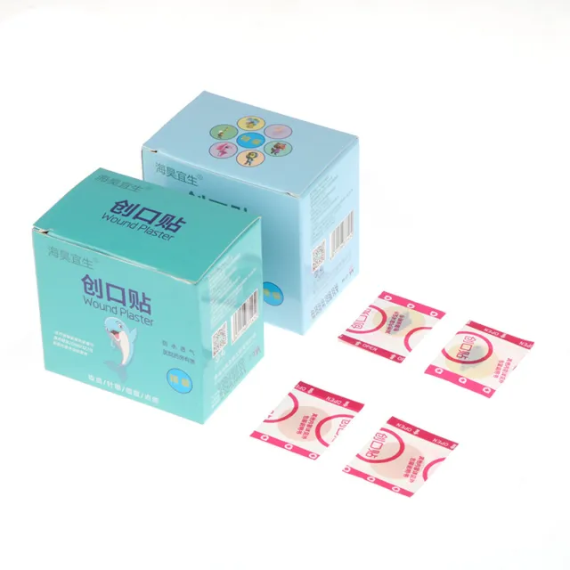 Adhesivo de banda redonda 20/50/100 piezas/caja para niños primeros auxilios cuidado de heridas