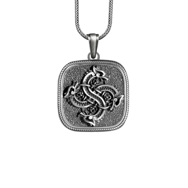 Collier dragon chaîne argent | Bijoux stylés