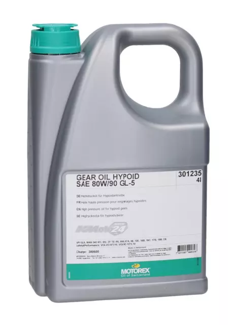 Motorex Gear Oil Hypoid 80W90 4Liter
