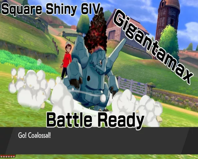 Shiny Gigantamax Gengar / Pokemon Sword and Shield / 6IV