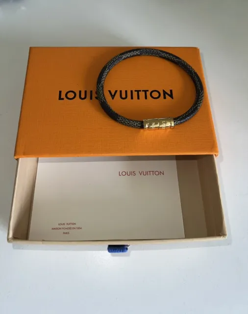 Shop Louis Vuitton Monogram Infini Nanogram Cuff (M00254, M00250