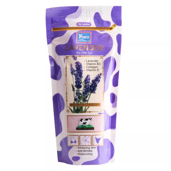 [YOKO] Lavender Spa Milk Salt Whitening Exfoliating Body Scrub 300g NEW