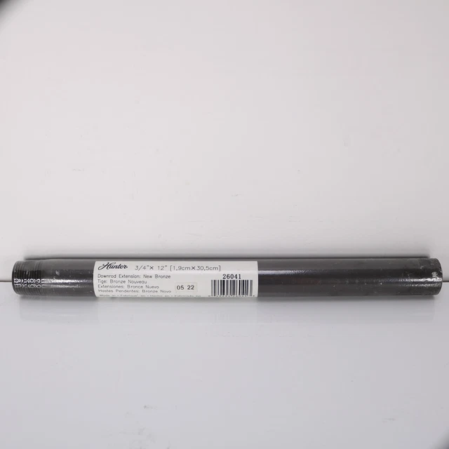 HUNTER OEM NEW Bronze 12 Inch Ceiling Fan Extension * NEW Sealed