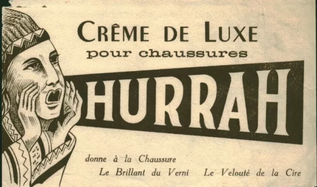 Buvard vintage crème de Luxe Hurrah