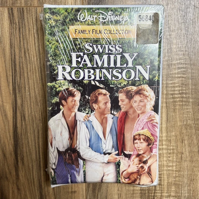 SWISS FAMILY ROBINSON VHS Walt Disney Family Film Collezione Sigillata ...