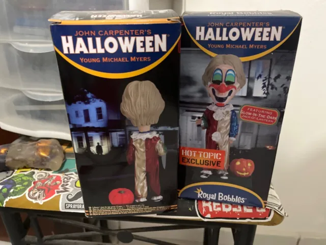 Young Michael Myers Halloween Bobblehead Royal Bobbles New In Box Hot Topic Excl
