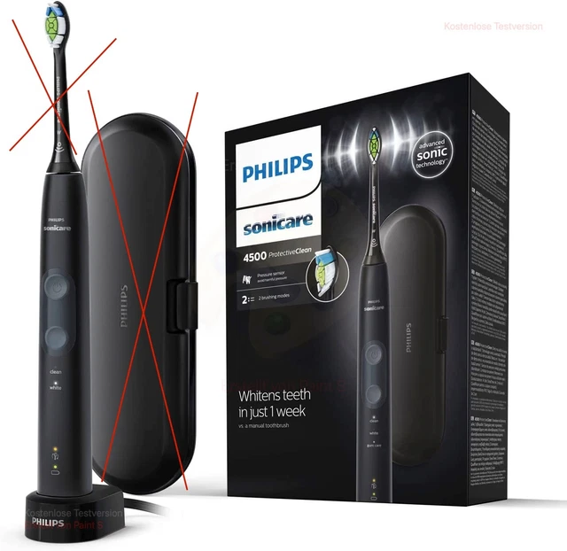 Philips Sonicare ProtectiveClean 4500 Spazzolino elettrico acustico (modello HX683