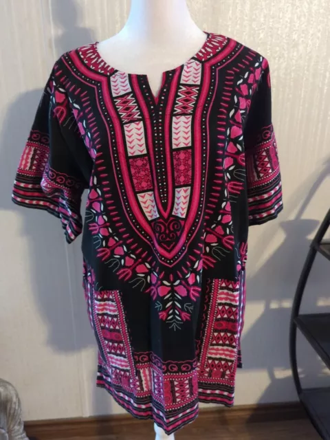 African Blouse Top Large