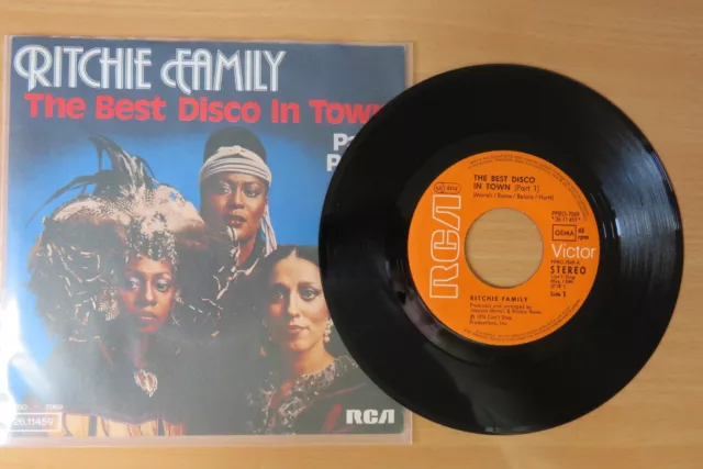 RICHIE FAMILY The Best Disco In Town Part 1/Part 11  7" Vinyl Single GERMANPRESS