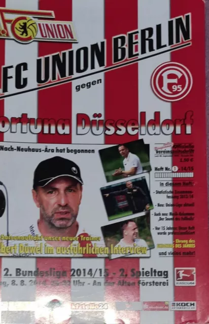2014/15 2.Bundesliga 1.FC Union Berlin - Fortuna Düsseldorf
