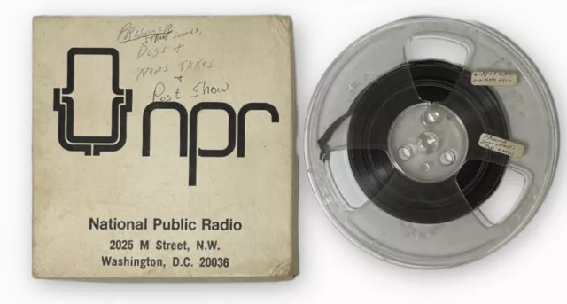 Vintage NPR Reel to Reel Tape 7" National Public Radio Prisoner, Street Sound