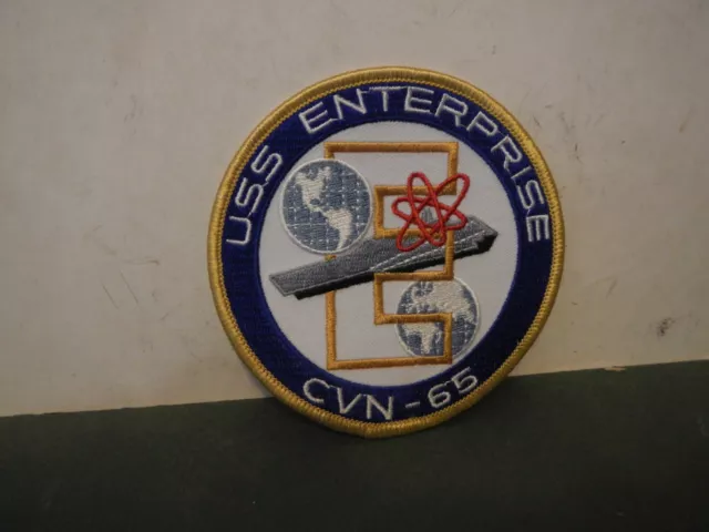 USS ENTERPRISE CVN-65 US Navy ship jacket patch # 16 MINT $10.00 - PicClick