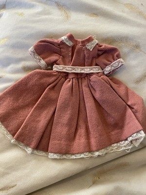 TRES JOLIE PETITE ROBE POUR POUPEE ANCIENNE COLIBRI 